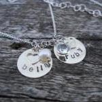 Charm Necklace Charm Pendany Personalized Necklace..