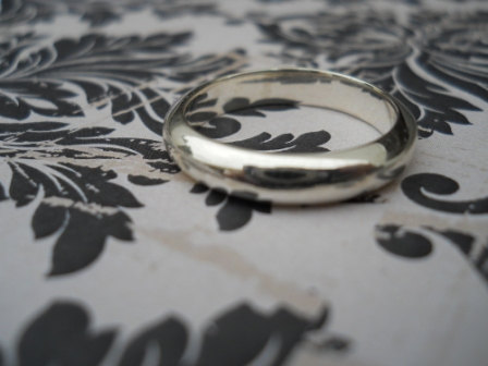 Rounded Silver Band